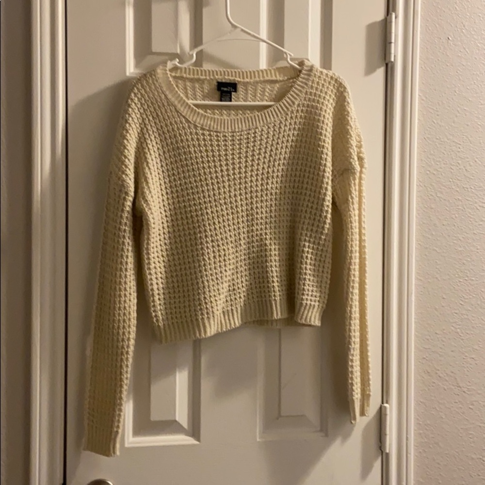 Final Sale-Crop top sweater